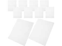 Pacote com 100 capas de espuma branca com efeito de absorção de impacto para proteger acessórios de moda e pratos.