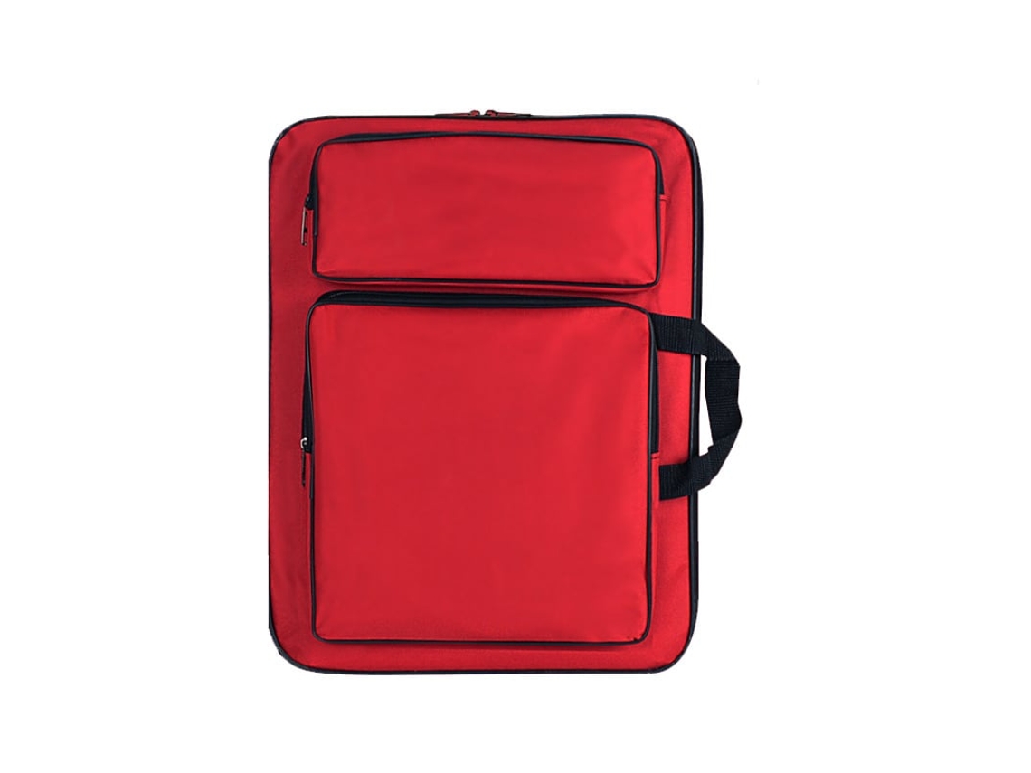 Bolsa de Desenho Infantil, Bolsa de Desenho Mão, Bolsa de Desenho Ombro, Vermelha BRILVIBERA