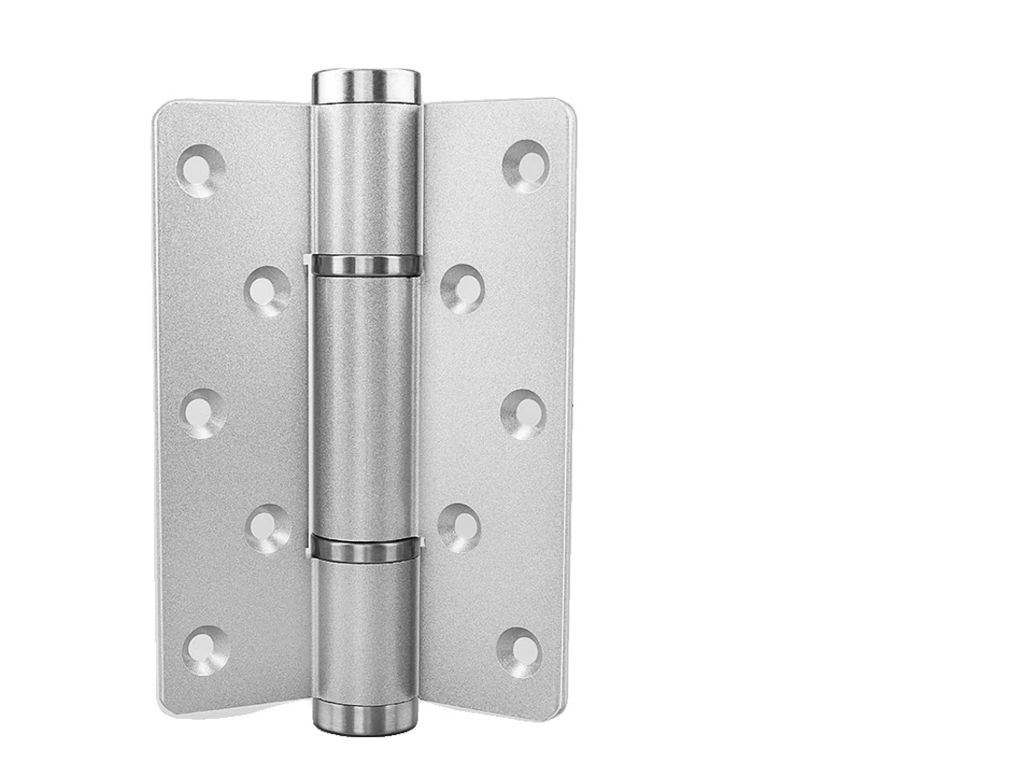 Fechadura De Porta, Design Oculto, Posições De Parada Ajustáveis, Tipo De Ranhura-prata