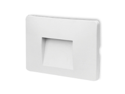 Vektab3 Parede Quadrada Branca Mancha 3W 3000K Ip65 BRAYTRON