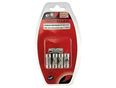 Placa De Fusíveis Indicadora 16a X 5pcs Evoe