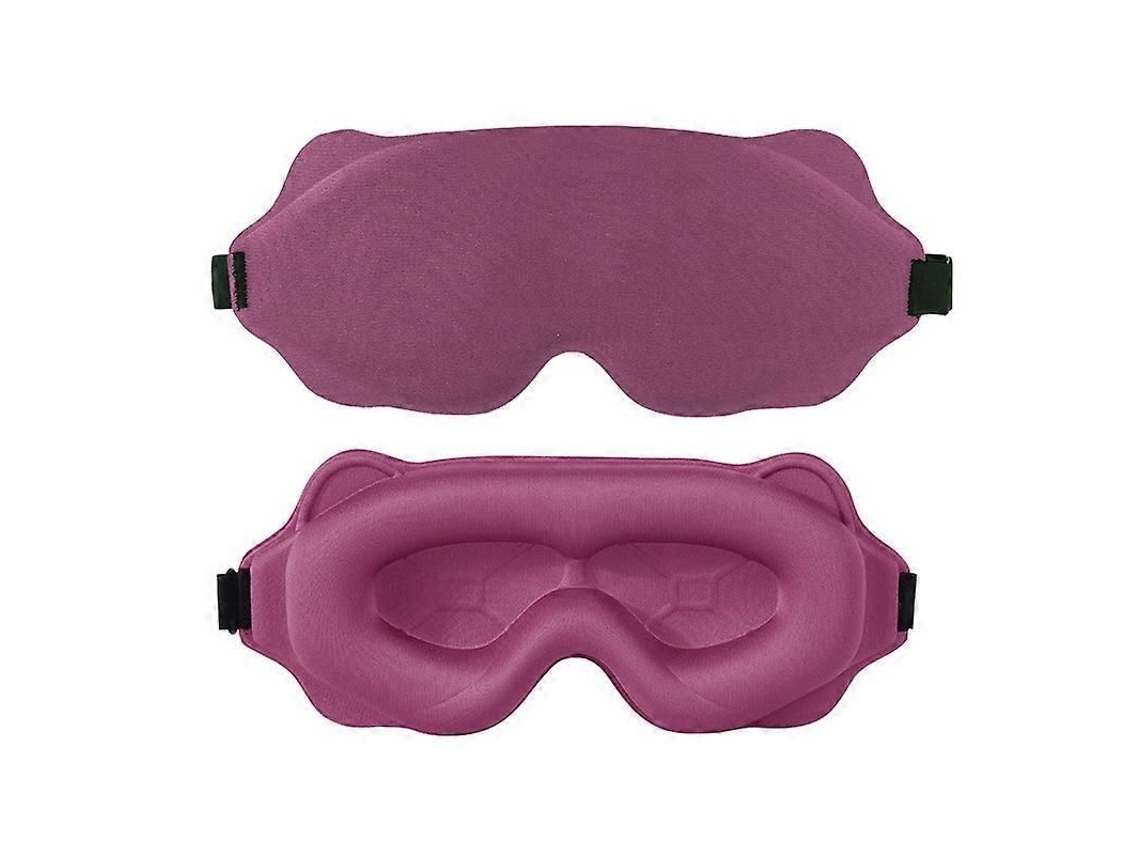 Máscara De Dormir 3d Que Bloqueia A Luz, Compatível Com Os Olhos, Macia, Para Auxiliar No Sono E Ideal Para Viagens. Respirável E Confortável.