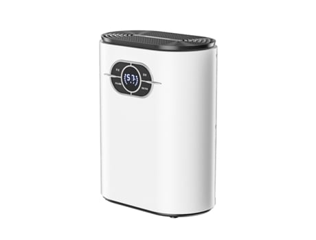 Desumidificador Compacto E Silencioso Para Uso Doméstico Em Quartos, Com Visor De 1000 Ml E Controlo Remoto