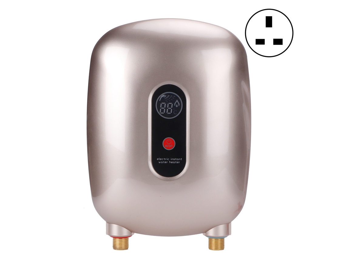 Aquecedor de água elétrico instantâneo sem tanque com controle de temperatura