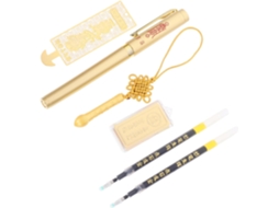 Caneta Rollerball Em Gel Chinesa, De Precisão Com Tampa, Portátil Para