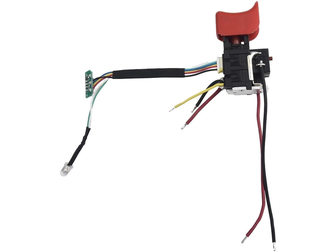 Interruptor Variável De 12v Compatível Com A Parafusadeira Elétrica Defond Modelo Egd 1112b, Com Indicador De Carga E