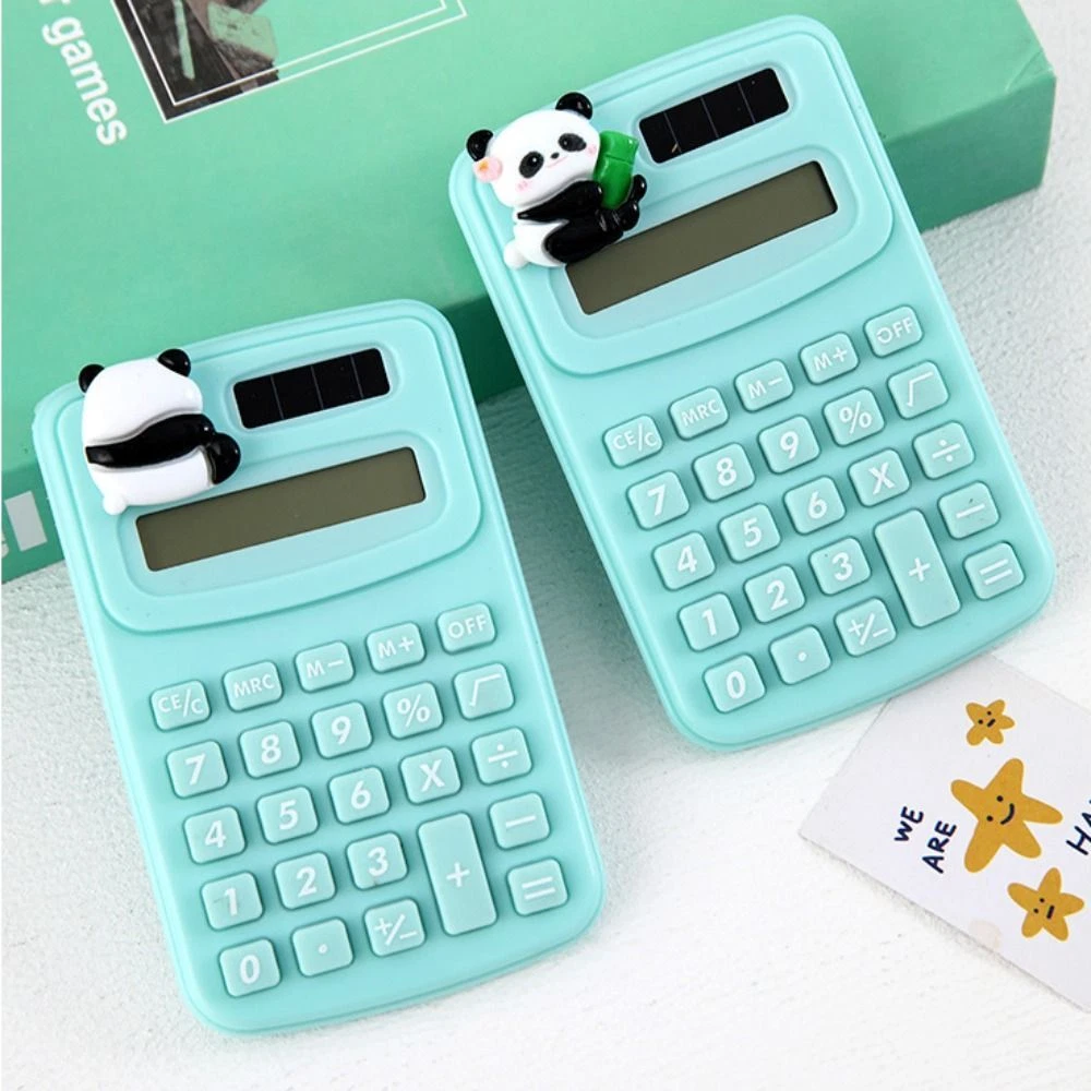Mini Calculadora De 8 Dígitos Com Botões De Silicone Para Material Escolar SUNNY SPACES