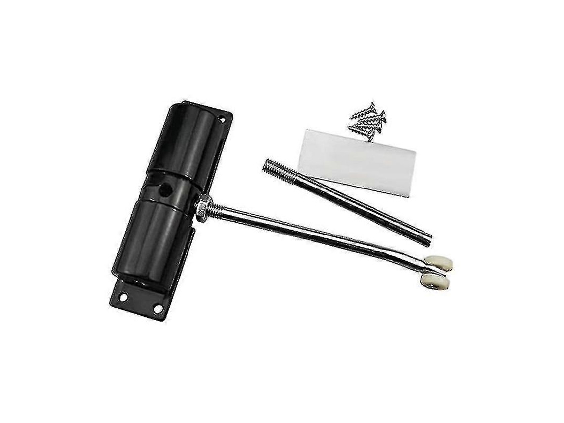 Fechar Automático Porta Doméstica Faixa Preta Roda Ajustável