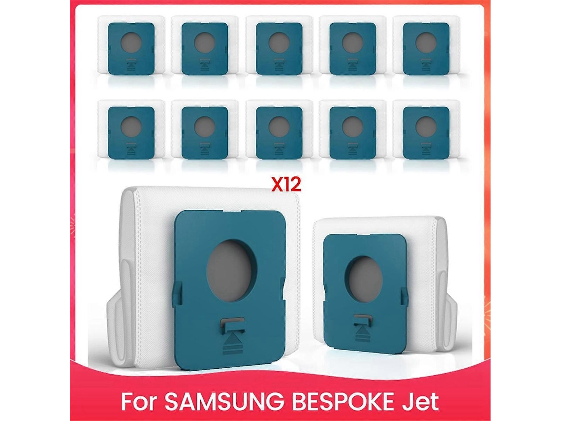 Pacote Com 12 Sacos De Pó Vca Adb953 Para Aspirador De Pó Sem Fio Jet, Compare Com A Peça Vca Adb953/aa Slowmoose