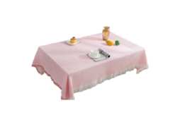 Toalhas de Mesa Ao Ar Livre À Prova de Poeira com Franjas Toalhas de Mesa de Linho de Algodão Sem Vincos para Festas Buffets Style3 90*90Cm