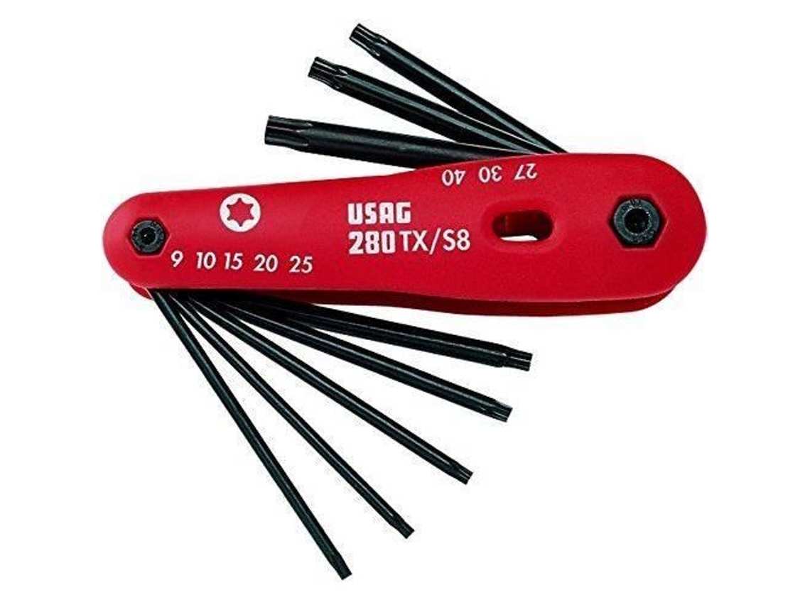 Conjunto de Chave Torx Macho USAG 280Tx-S8280194
