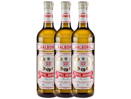 Licor AALBORG Aalborg Akuavit Taffel (1 L - 3 unidades)