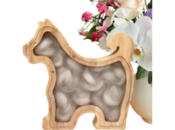 Recipiente De Madeira Guardar Pelos Estimação