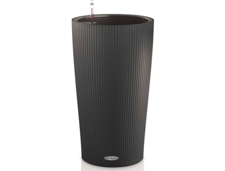 Vaso  (Preto - Plástico - 32x32x56 cm)