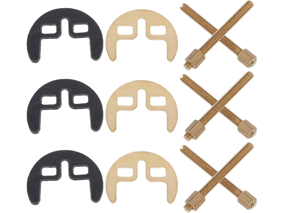 Conjunto De 3 Peças Ferragens Para Torneira Cozinha Plafope, Em Cobre E Borracha, Com Vedação Anti Vazamento Para Fácil