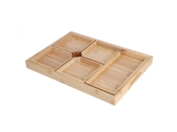 Prato de Frutas de Bambu LAXISCREED