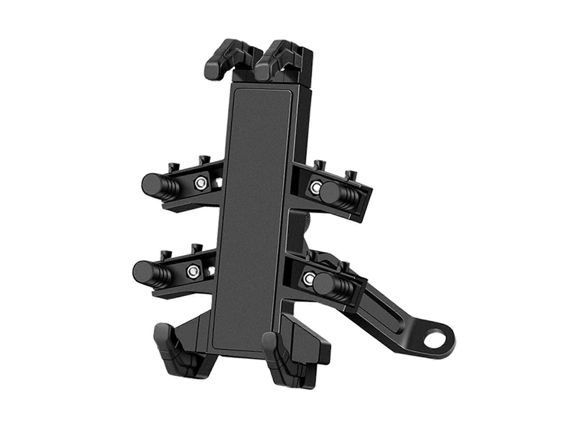 Suporte Celular Para Moto Antichoque Com Rotação 360° Para Smartphones De 4,7 A 7,2 Polegadas - Multicor