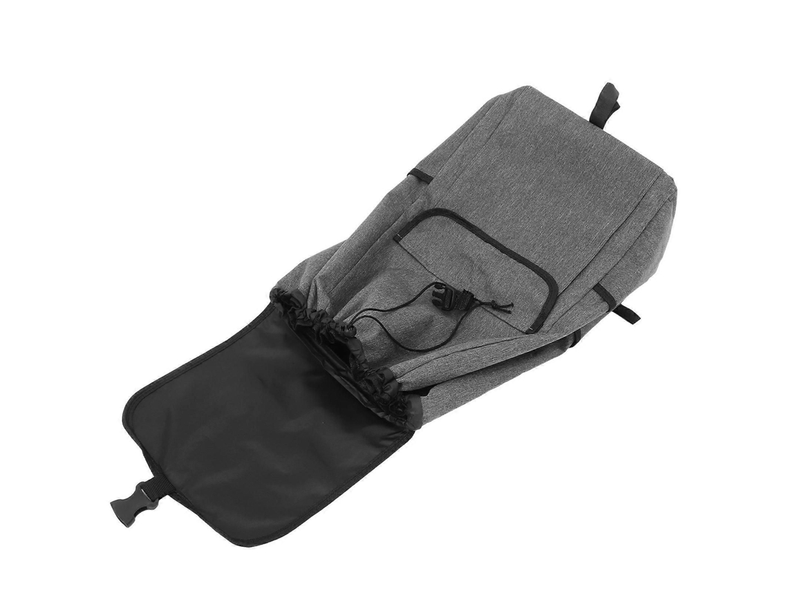 Sacola Dobrável Impermeável Para Carrinho De Compras, Em Tecido Oxford, Com Bolso Frontal (1 Unidade).
