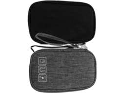 Conjunto De 2 Bolsas Para Guardar Cabos E Acessórios Eletrônicos, Organizador De Viagem, Design Compacto E Prático. Conjunto De 2 Bolsa Gokoco
