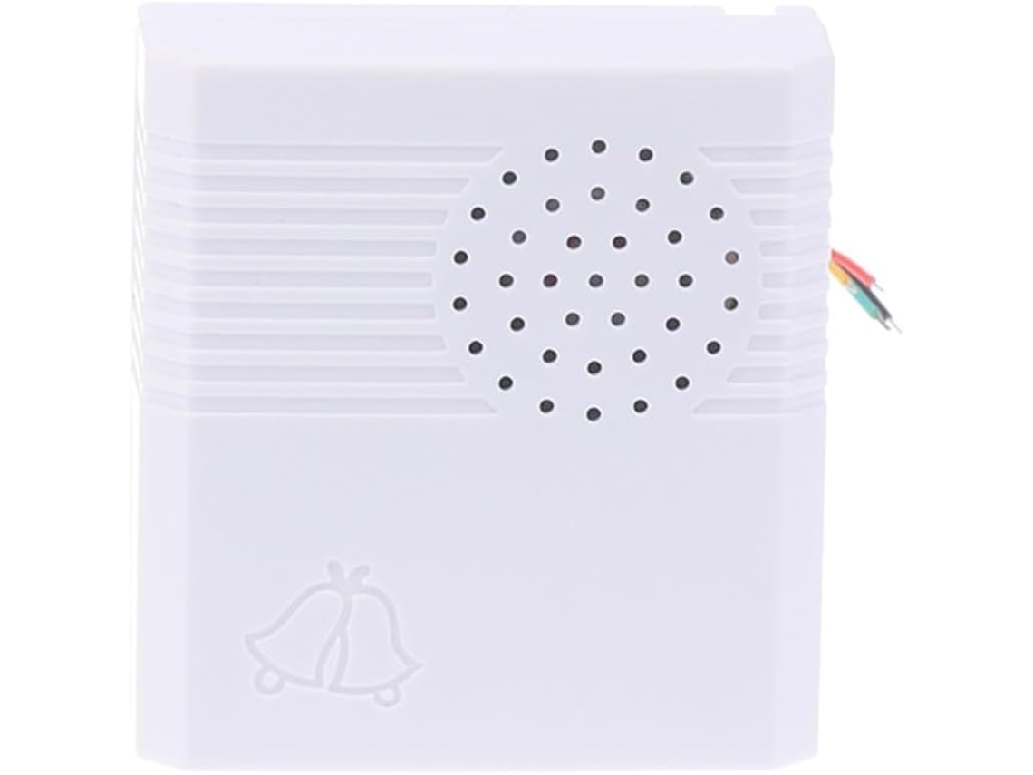 Campainha Com Fio De 12v Dc 38 Variações Voz Controle Acesso, Toque Claro E Alto, Ideal Substituição
