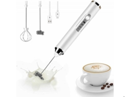 ESPUMADOR ELÉTRICO DE LEITE AQUAFORGE recarregável usb, 3 velocidades, para café