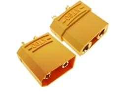 Conector BEMATIK Rc Xt90 para Carregamento e Fornecimento de Energia Par Macho e F�mea