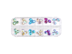 Paillettes E Strass De Arte De Unhas Em Forma Irregular Misturadas Decoração Diy Manicure 03