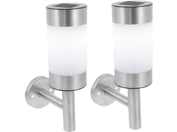 Luminária De Parede Solar Led À Prova D'água De 2 Peças Para Uso Externo.