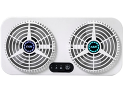 Ventilador Universal Usb Para Carro Com 3 Velocidades, Filtro Integrado Para Fumaça Pólen Pm2 5, Ventilador Silencioso