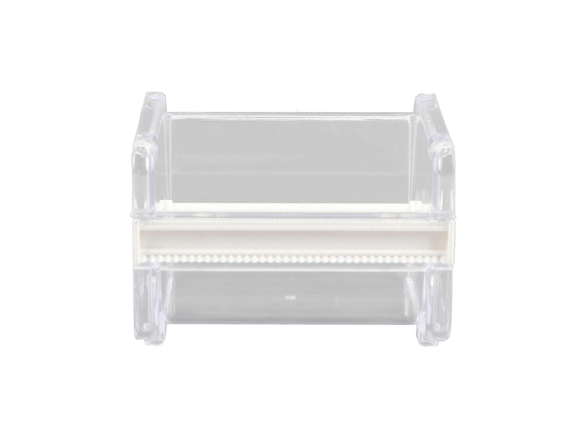 Dispensador Criativo De Fita Adesiva Transparente Para Escritório, Suporte Washitape Com Cortad Or, Branco