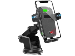 Carregador Carro Qi Fast Para Samsung Yizhood Preto