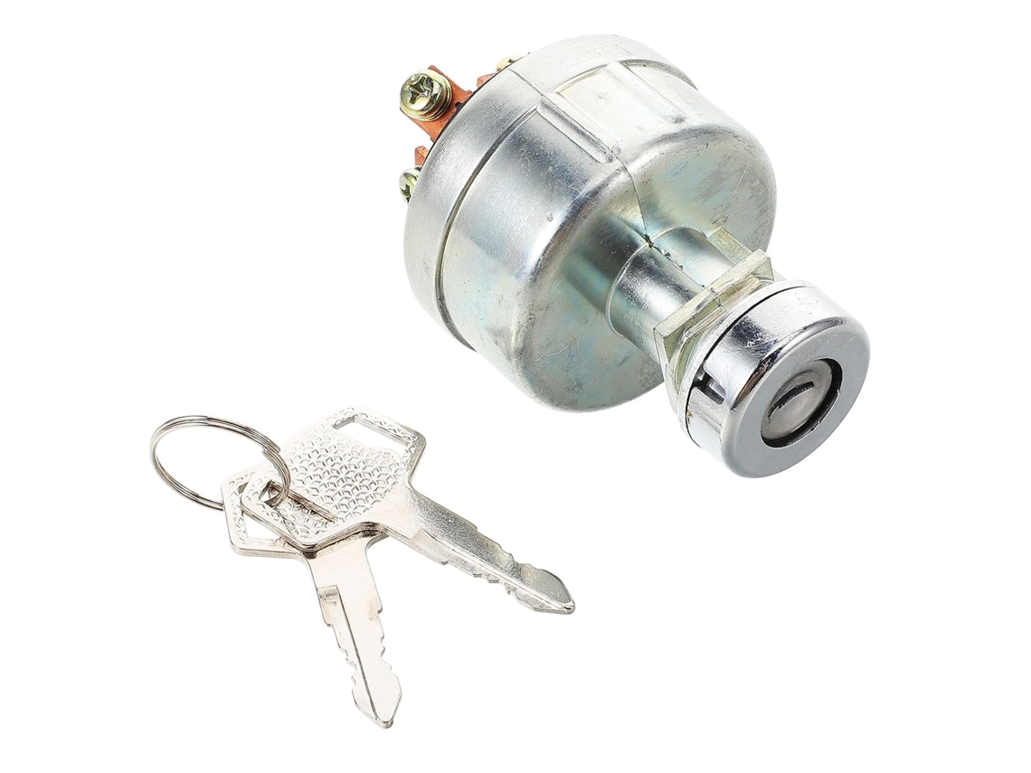 Interruptor De Ignição De 6 Pinos Com Chave Para Carro, Trator E Escavadeira.
