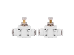 2 Peças Válvula De Controle De Velocidade De Ar Conector Rápido Throttle Para Ferramentas Neumáticas 10mm