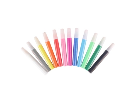 Sable Fin Colorido 12 Tubos Ideal Para Cartão De Areia 20 G Megacrea Diy