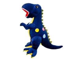 Brinquedo De Pelúcia Dinossauro Azul 60cm Macio Fofo Presente Aniversário Crianças