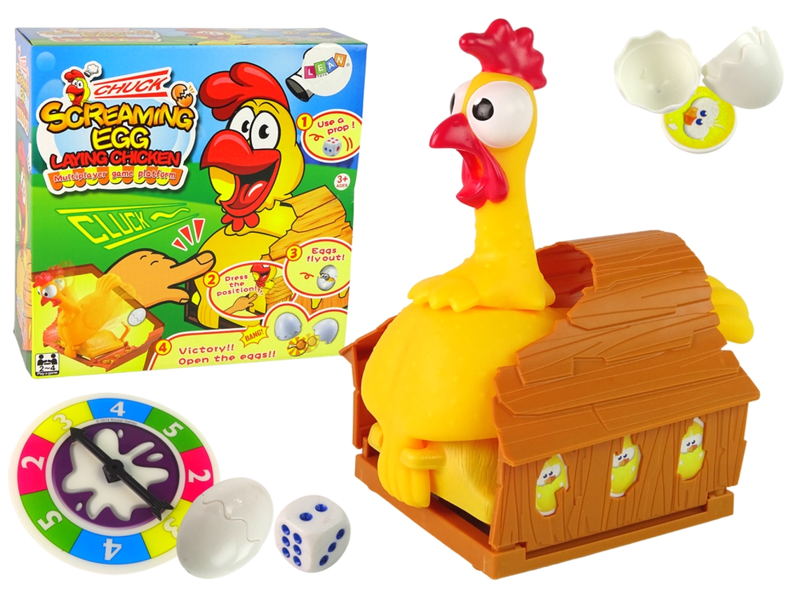 Jogo Multiplayer Familiar De Galinhas Poedeiras Gritando Ovos B.active