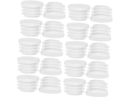 Holibanna 60-tampas Redondas De Polipropileno Com Revestimento Metálico Para Tubos, Cores Sortidas