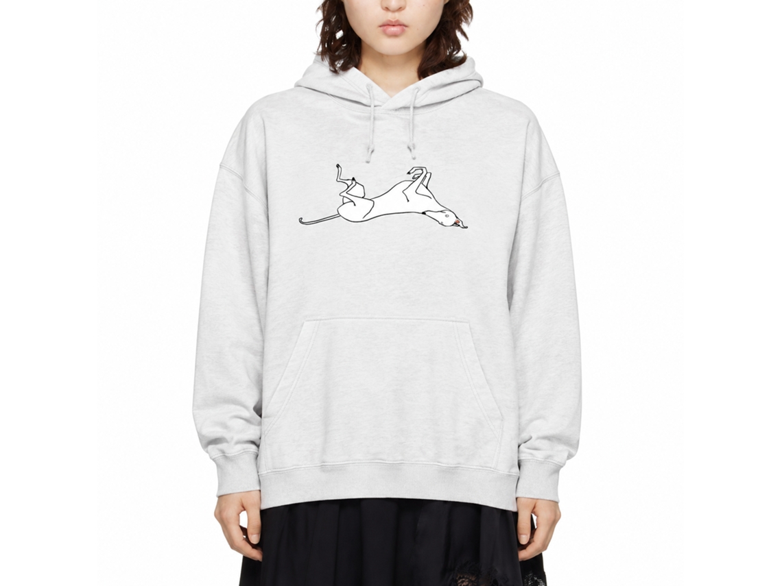 Rockinstone I Like To Roach White Hoodie Unique Designer Style