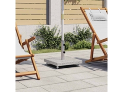 Vidaxl Base De Guarda-sol Quadrada Granito 30 Kg Cinzento