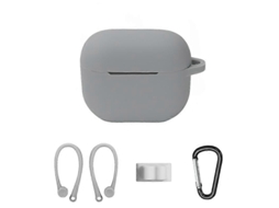 Conjunto de Capas de Silicone para Fones de Ouvido Bluetooth Airpods 3, Cor: Cinza. GIECY