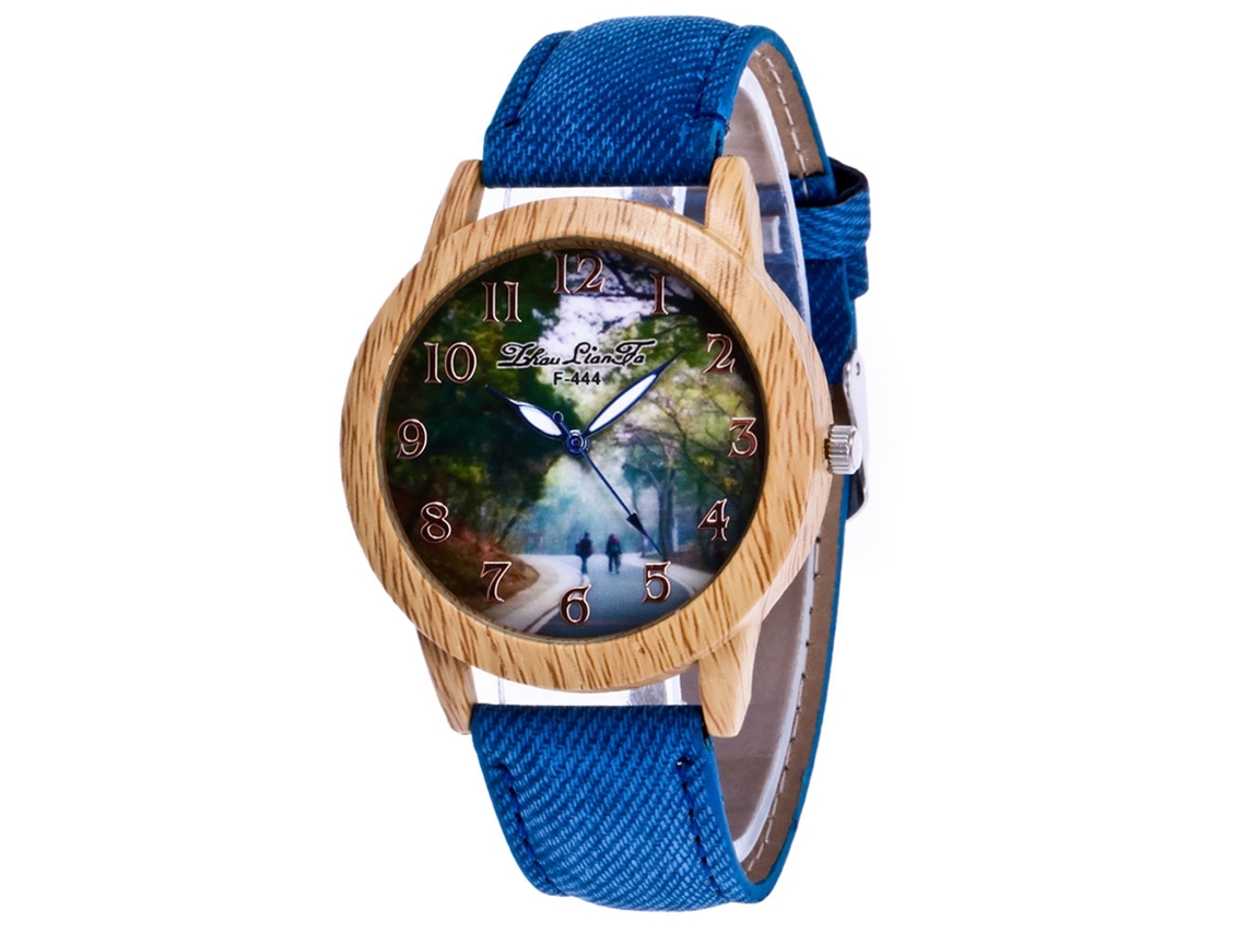 Relógio de Pulso Stylish Quarts Masculino e Feminino (azul)