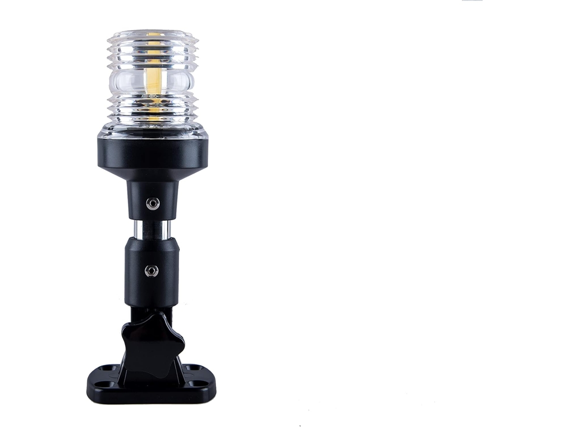 Luz De Popa Dobrável, Fácil Instalação E Longa Duração Para Alta Visibilidade Em Barcos E Iates (6, Branco)