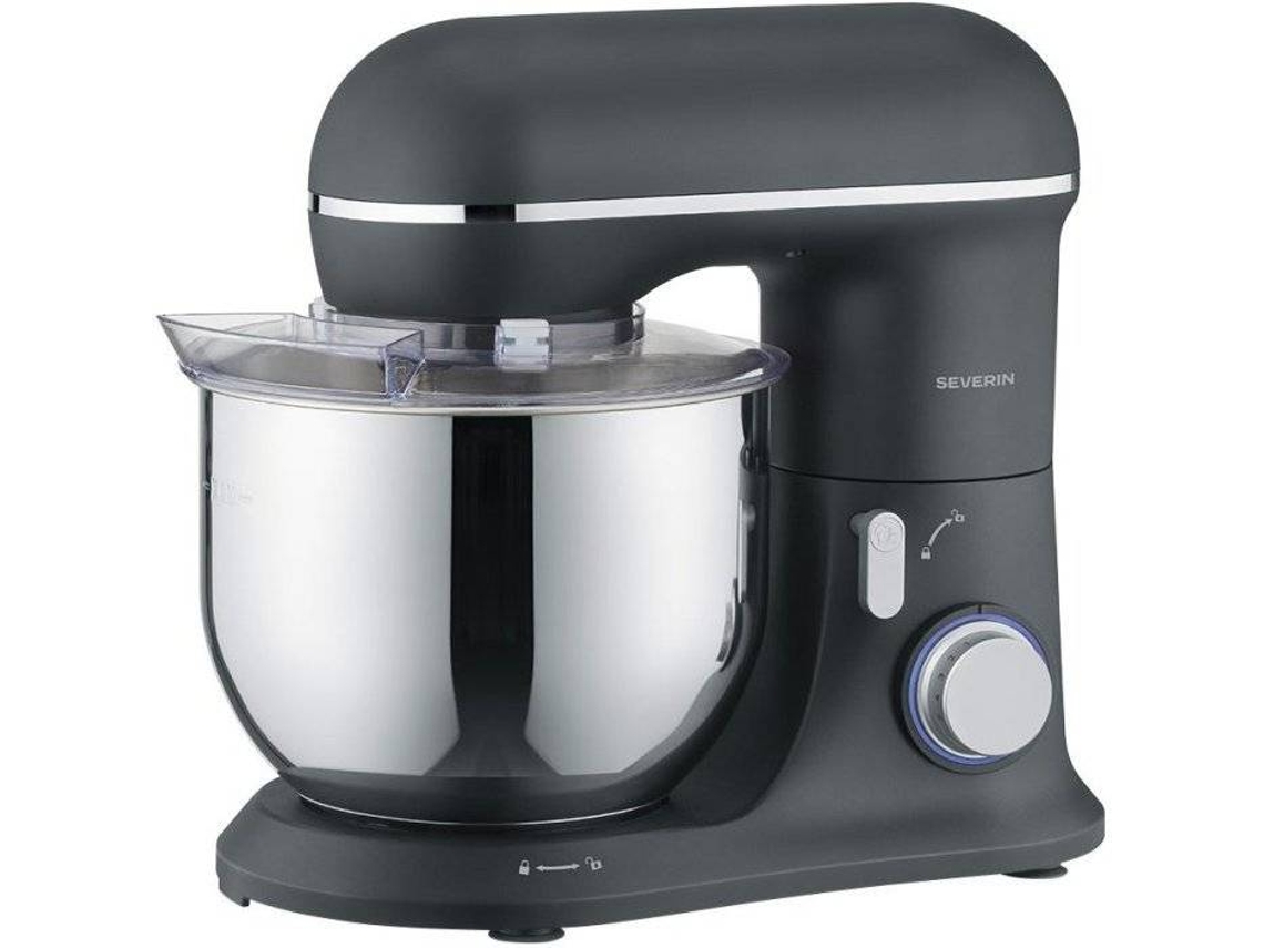 Batedeira com Taça SEVERIN KM3899 (5,3 L - 1200 W - Preto)