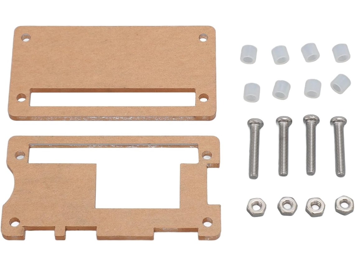Capa Protetora De Acrílico Laranja Para Raspberry Pi 2w, Capa Transparente