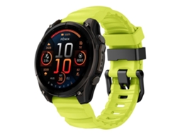 Bracelete para Garmin Silicone esportivo Wild Trail amarelo claro XIAOMOYU (22mm)