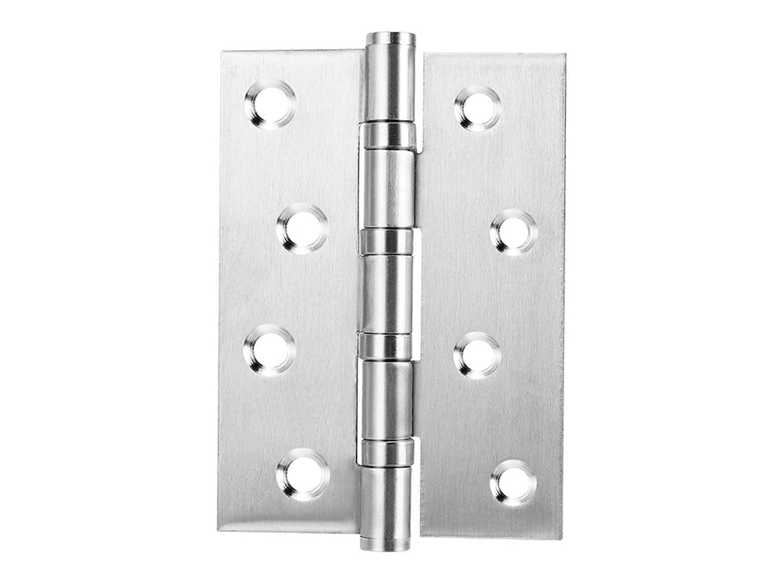Pacote Com 4 Dobradiças Silenciosas De 4 Polegadas Para Portas, Armários, Janelas E Outras Aplicações.