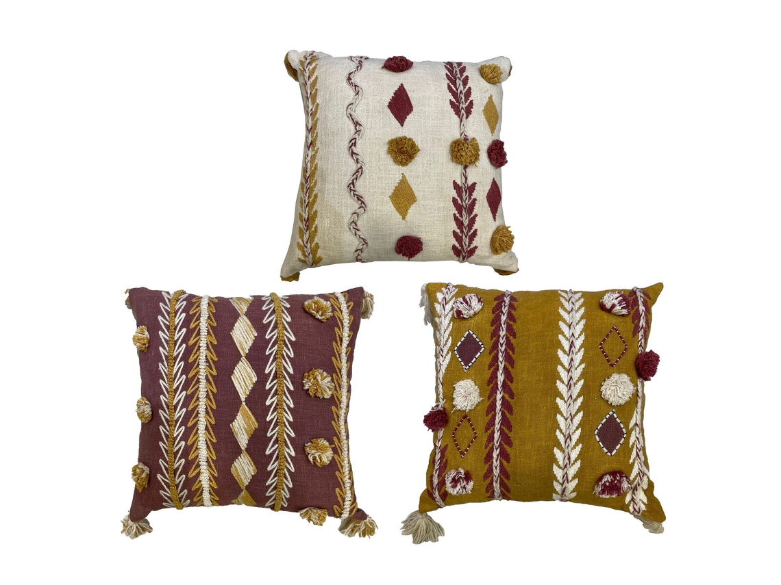 Almofada Decorativa DKD HOME DECOR (Algodão)