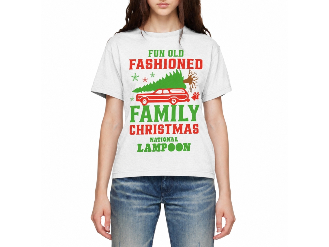 Rockinstone National Lampoon's Christmas Vacation Old Fashioned Family T-shirt Size:xxl