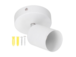 Rebe-soporte De Luz De Riel Ajustable De Hierro Forjado Con Base Gu10, 85-265v, Blanco, Para Dormitorio Y Centro Comercial