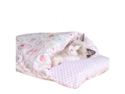Rebe cama para Gato de Invierno Abrigo Removable Con Diseño de Cueva Calientito para Mascotas Pequeñas M G